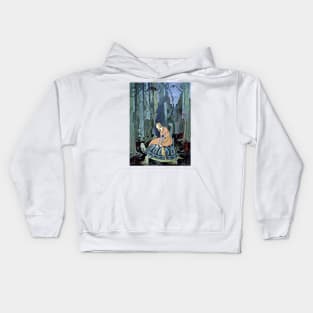 Blondine and the Turtle by Virginia Sterrett Kids Hoodie